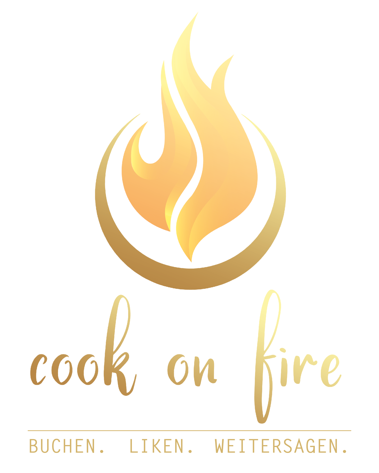 cook on fire Logo